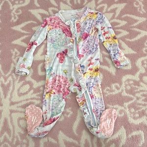Posh Peanut ruffle bodysuit pajamas
